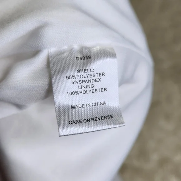 ALEXIA ADMOR Sadee Dress Light Ivory White Size Large - Picture 12 of 14